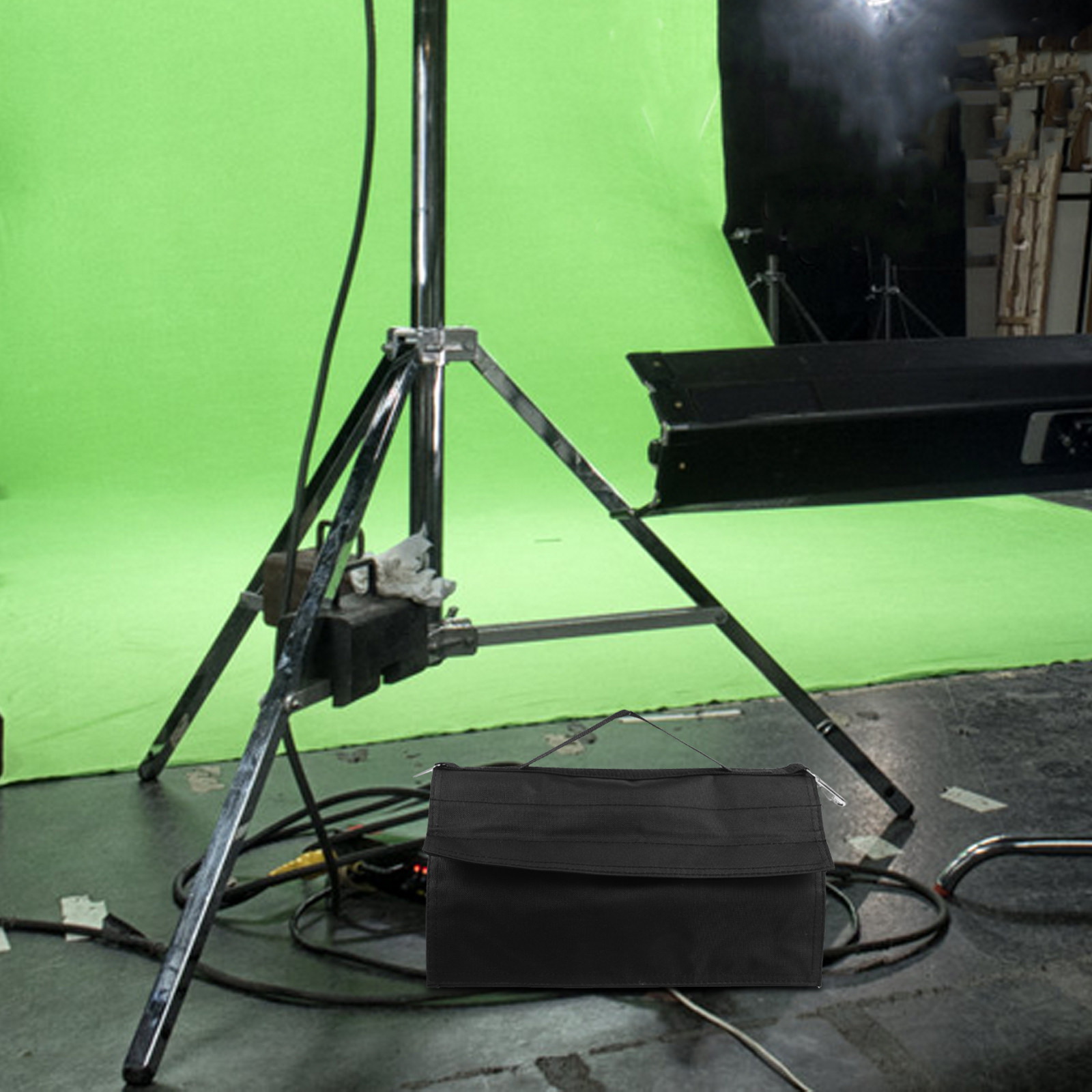 Photography Lighting Triangle - 写真撮影用三脚、ライトスタンド、ビデオ機材、防風キャノピーテント、傘スタビライザー用の頑丈なオックスフォード布製サンドバッグ