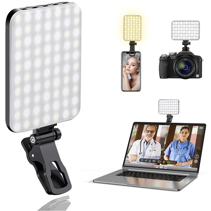 Photography Lighting Brand - ポータブルミニセルフィーライト,60 LED,リフィルランプ,ラップトップ,ビデオ会議,携帯電話,vlog,ライブブロードキャスト,写真