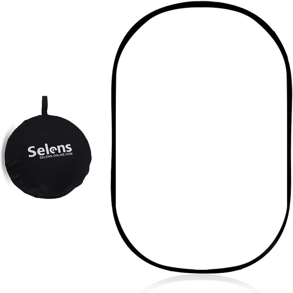 Photography Lighting Diffuser - Selens ホワイトディフューザー 折りたたみ式ライトディフューザー 光拡散パネル リフレクター プロダクションビデオスタジオ
