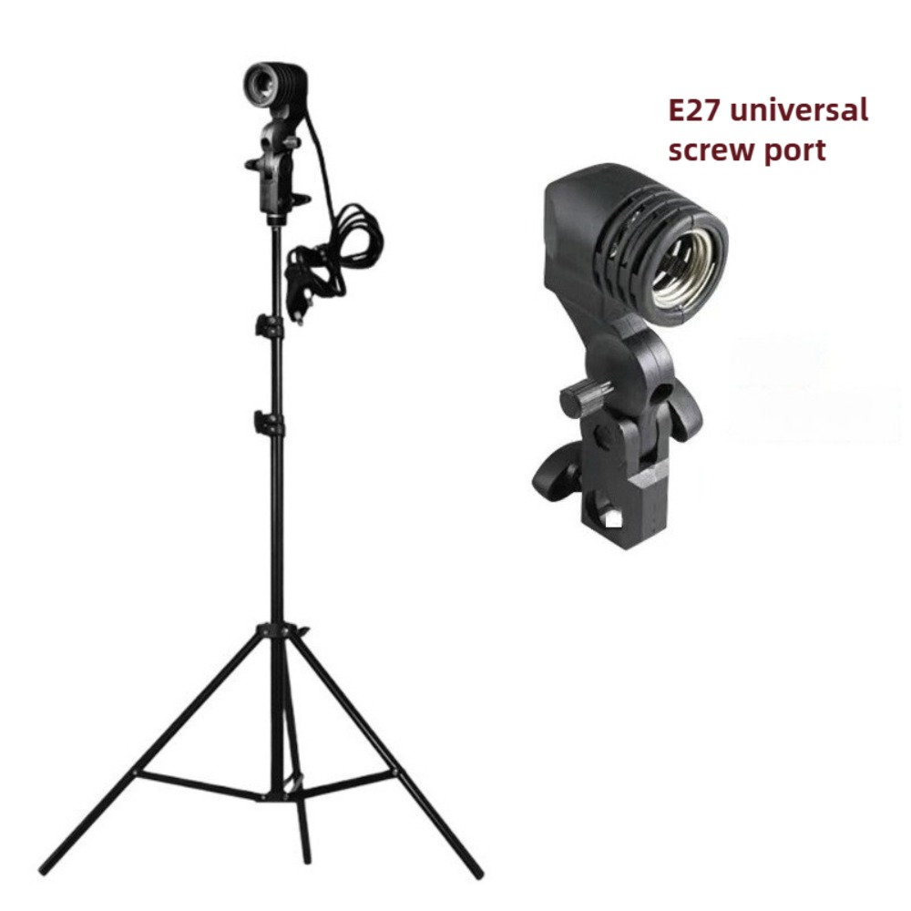 電球スタンド 2M、E27 ACソケット付き傘型ランプホルダ - Photography Lighting For Studio のレビューと価格
