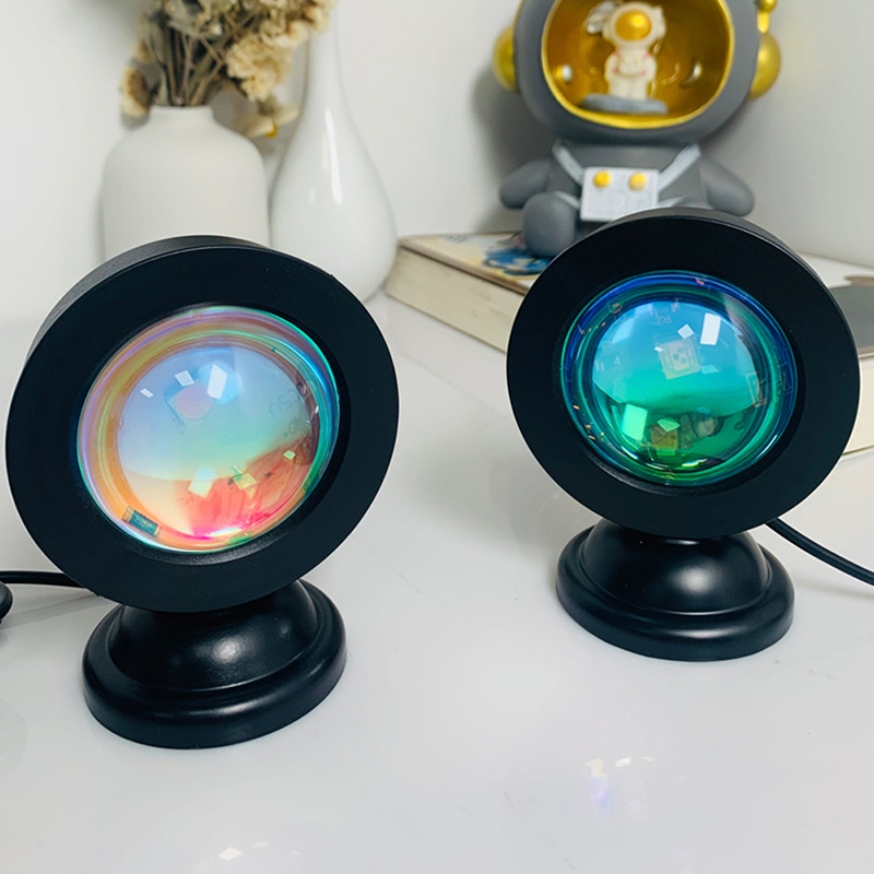 ポータブルLEDサンセットランプ,USB付きランプ,室内装飾 - Photography Lighting Home のレビューと価格