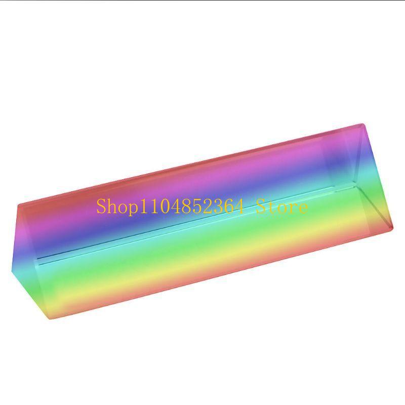 652F 光学ガラストリプル三角プリズム物理教育光スペクトル - Photography Lighting Triangle のレビューと価格