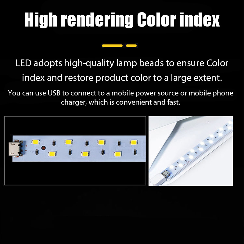 20cmポータブルフォトボックス写真撮影用折りたたみ式LED - Photography Lighting Setup のレビューと価格