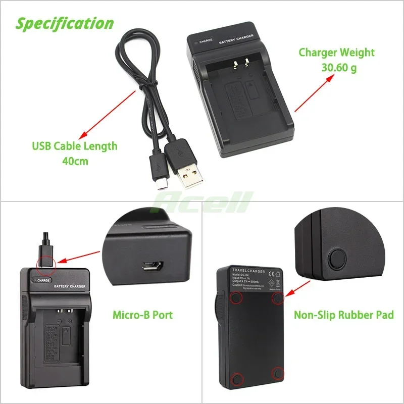 EN-EL12 MH-65 交換用 USB 充電器 Niko - Nikon Camera D3500 のレビューと価格