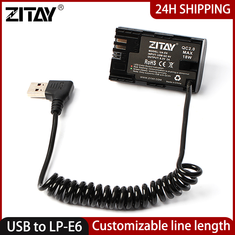 ZITAY USB to LP-E6 カメラダミーバッテリー - Photography Lighting For Dummies のレビューと価格