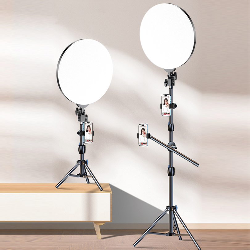 10インチLED撮影用フィルライト三脚スタンドカメラ写真スタ - Photography Lighting For Studio のレビューと価格